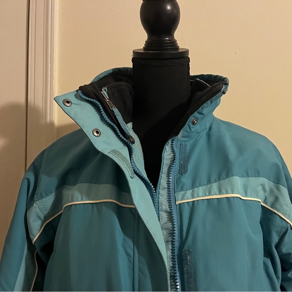 2-in-1 Turquoise Winter Coat - Picture 2 of 15